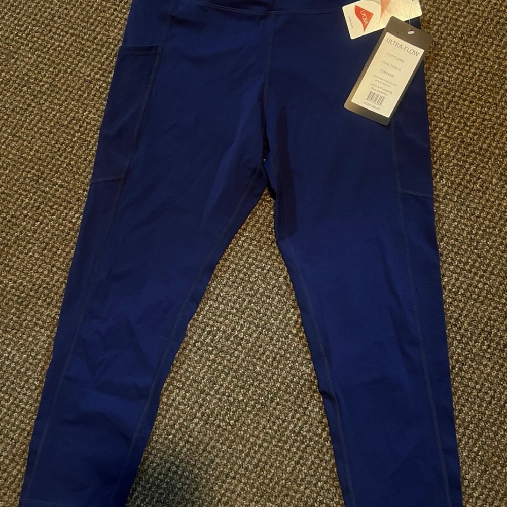 Blue Athletic Leggings
